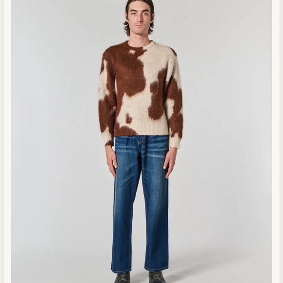 Brown Animal Print Sweater - Picture 2 of 2